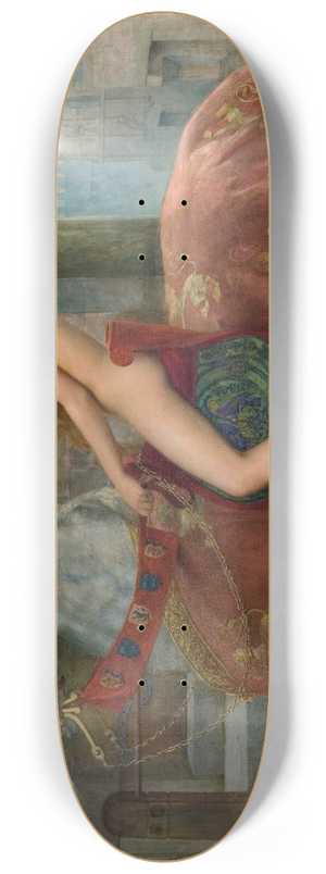 John Collier - Lady Godiva 8.25 inch art skate deck