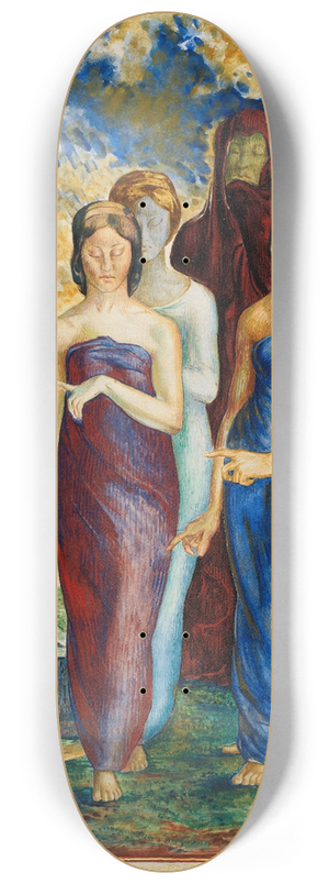 Ren Piot - Allegorical Figures 8.25 inch art skate deck