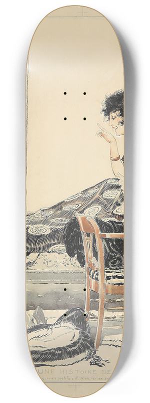 Ren Vincent - La Vie Parisienne 8.25 inch art skate deck