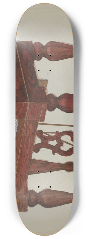 Rex F. Bush - Melodeon 8.25 inch art skate deck