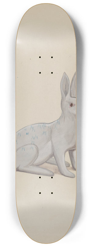 Rex F. Bush - Rabbit 8.25 inch art skate deck