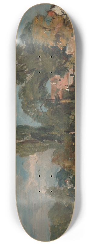 John Constable - Flatford Mill 8.25 inch art skate deck