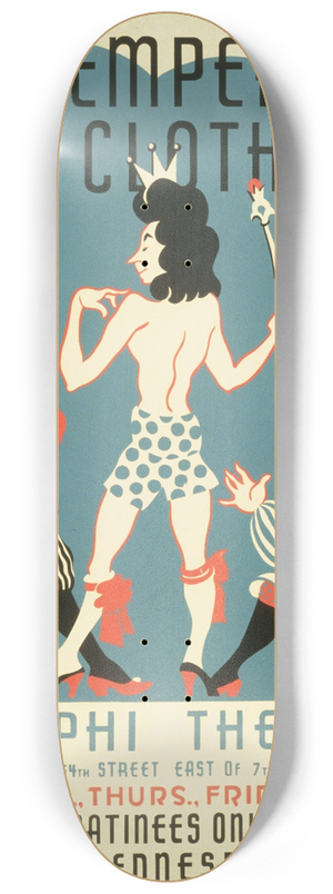 Richard Halls - The emperors new clothes 8.25 inch art skate deck
