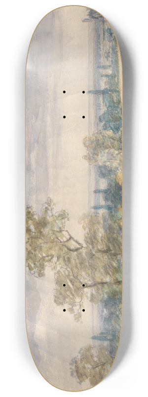 John Constable - Suffolk Landscape 8.25 inch art skate deck