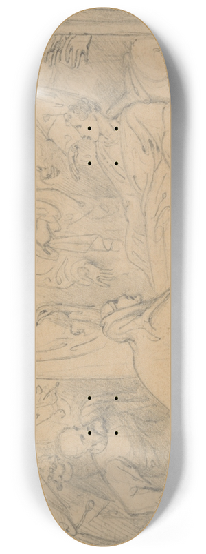 Richard Westall - Christ Raising the Widows Son 8.25 inch art skate deck