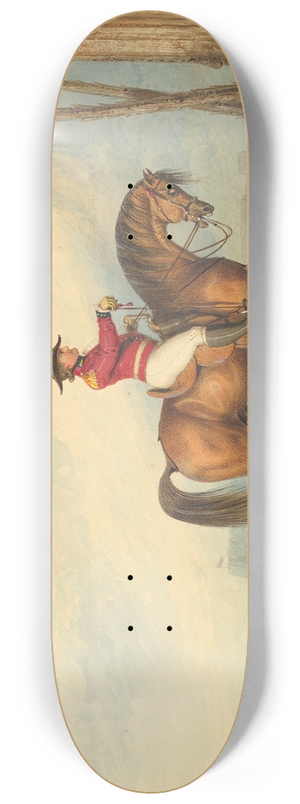 Richard Westall - Sir John Floyd on Horseback 8.25 inch art skate deck