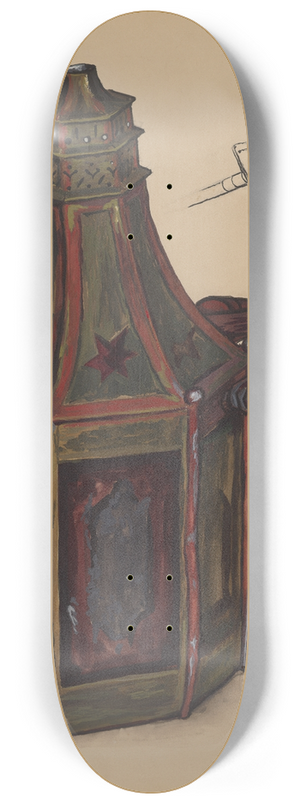 Richard Whitaker - Lantern 8.25 inch art skate deck