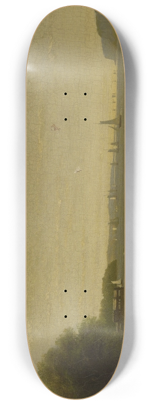 Richard William Hubbard - Along the Hudson River 8.25 inch art skate deck