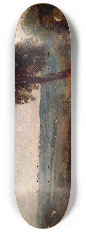 John Constable - The Lane from East Bergholt to Flatford 8.25 inch art skate deck