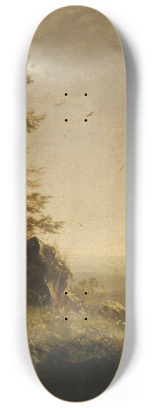 Richard William Hubbard - Morning on the Mountain 8.25 inch art skate deck
