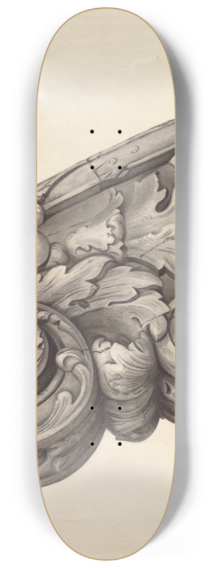 American 20th Century - Billethead from Frigate Sabine 8.25 inch art skate deck American 20th Century - Billethead from Frigate Sabine 8.25 inch art skate deck