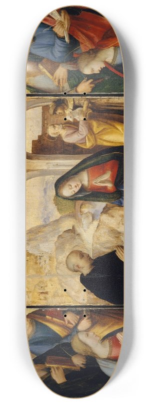 Ridolfo Ghirlandaio - The Nativity with Saints 8.25 inch art skate deck