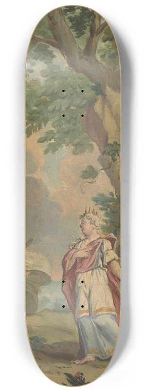 Rienk Keyert - Telemachus en Mentor komen aan bij de nimf Calypso 8.25 inch art skate deck