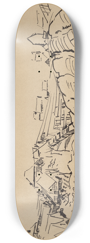 Rik Wouters - Landscape II 8.25 inch art skate deck