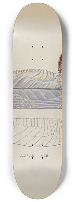 Roberta Elvis - Covered Dish 8.25 inch art skate deck