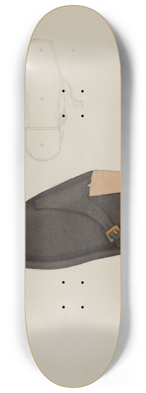 Roberta Spicer - Mans Shoes 8.25 inch art skate deck