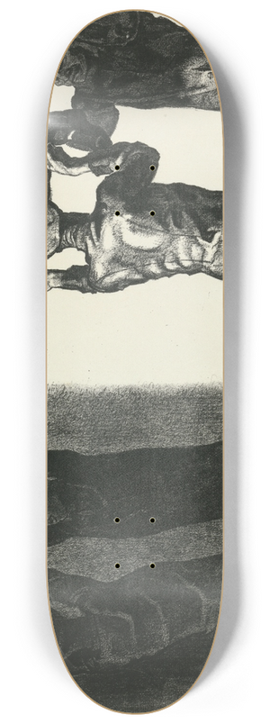 John Copley - The Ambulance 8.25 inch art skate deck