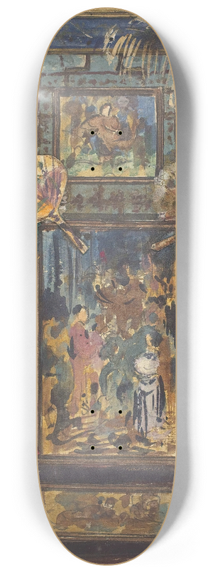 Robert Caney - Stage Set Consisting Of Painted Panels, Fabrics, And Fans 8.25 inch art skate deck