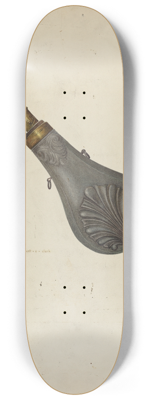 Robert Clark - Powder Flask 8.25 inch art skate deck