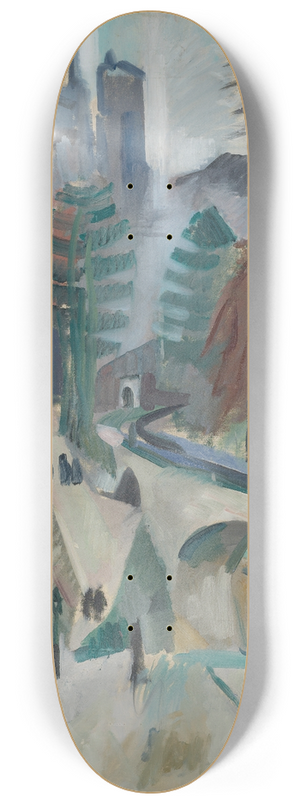 Robert Delaunay - Paysage De Laon 8.25 inch art skate deck