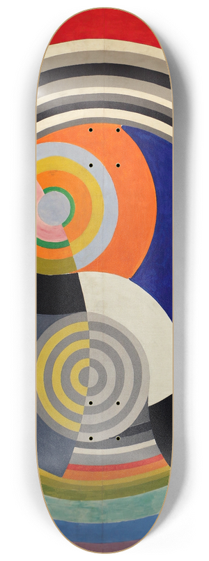 Robert Delaunay - Rythme n2 8.25 inch art skate deck