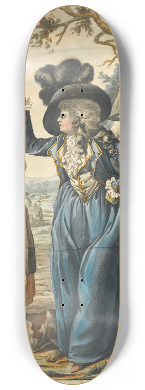 Robert Dighton - Tally Ho! 8.25 inch art skate deck