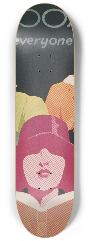 Robert Edward Lee - Books for everyone 8.25 inch art skate deck