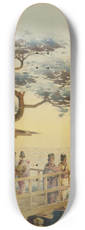 Robert Frederick Blum - Yeddo, Japan 8.25 inch art skate deck