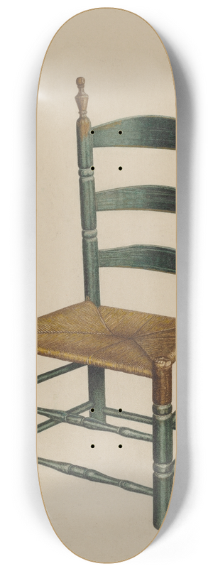 John Cutting - Ladder Back Chair 8.25 inch art skate deck