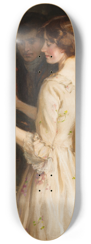 Robert Hope - The White Cockade 8.25 inch art skate deck