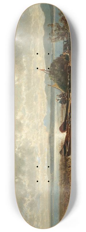 Robert Russ - Abend am Chiemsee 8.25 inch art skate deck