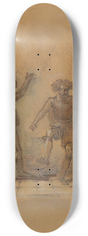 Robert Smirke - Malvolio Dancing 8.25 inch art skate deck