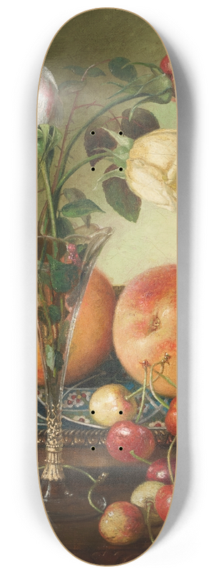 Robert Spear Dunning - Roses, Peaches & Cherries 8.25 inch art skate deck