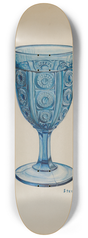 Robert Stewart - Blue Goblet 8.25 inch art skate deck