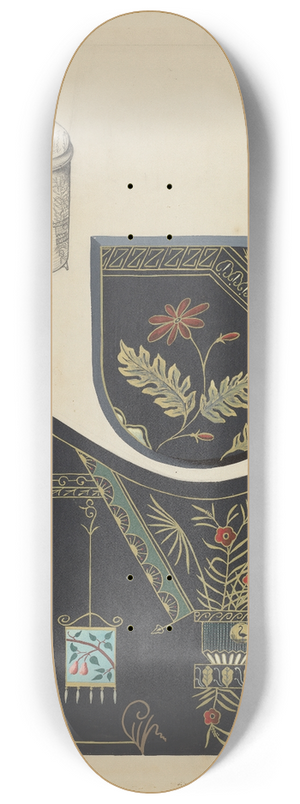 Robert Stewart - Japanned Coal Scuttle 8.25 inch art skate deck