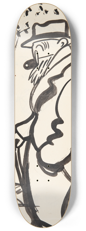 Robert Storm Petersen - Blad Til dagens Flue 8.25 inch art skate deck