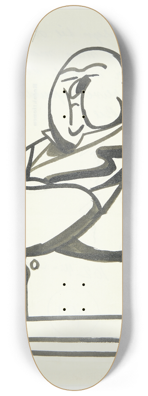 Robert Storm Petersen - Blad til Dagens flue 8.25 inch art skate deck