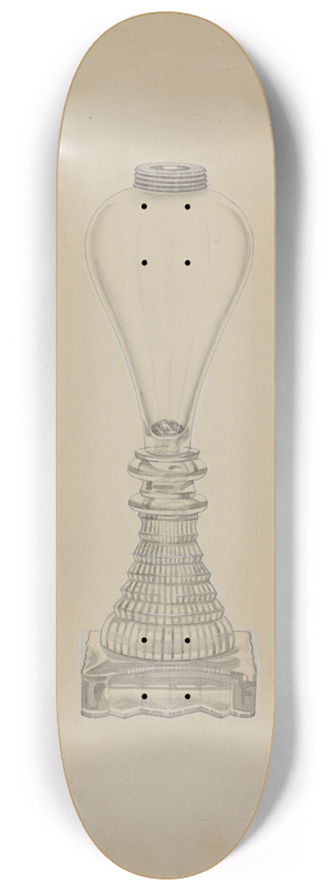 John Dana - Lamp 8.25 inch art skate deck