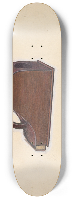 Robert T. Gills - Ballot Box 8.25 inch art skate deck
