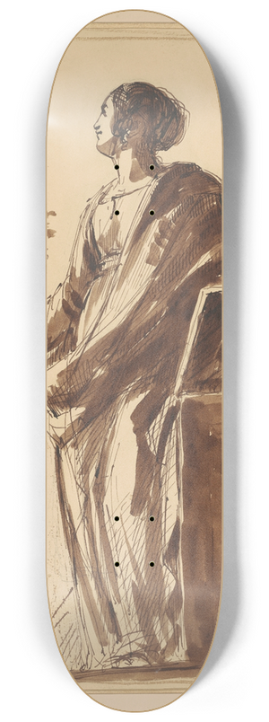 Robert Walter Weir - Study for War and Peace 8.25 inch art skate deck