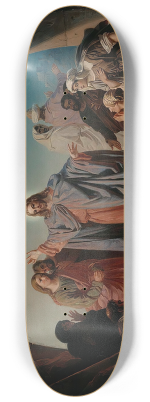 Robert Wilhelm Ekman - Jesus Wakes Lazarus 8.25 inch art skate deck