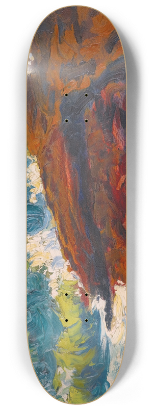 Roderic O'Conor - Seascape 8.25 inch art skate deck