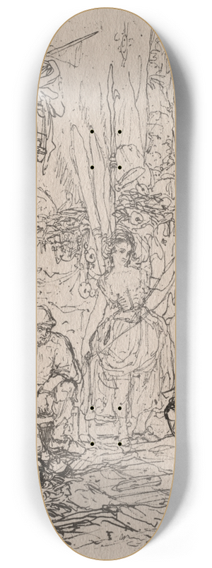 Rodolphe Bresdin - Spinners Interior 8.25 inch art skate deck