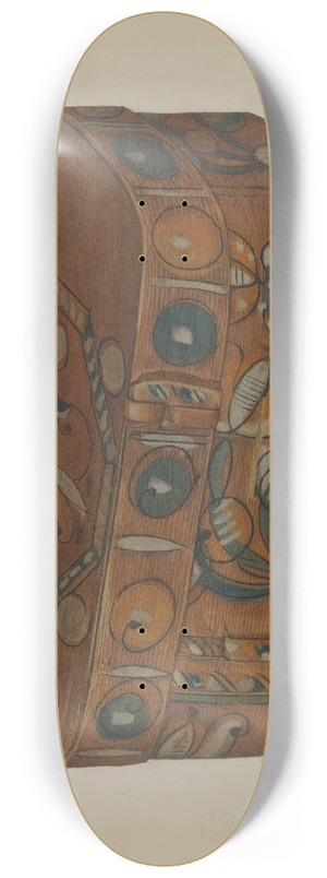 Rolland Livingstone - Pa. German Cap Box 8.25 inch art skate deck
