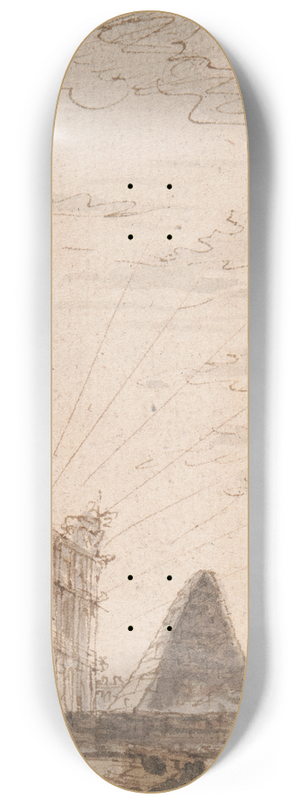 John Devoto - A ruin fantasy 8.25 inch art skate deck