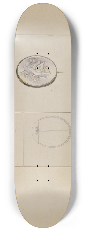 John Dieterich - Brooch 8.25 inch art skate deck