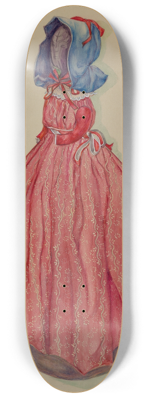 Rosa Burger - Doorstop Doll 8.25 inch art skate deck