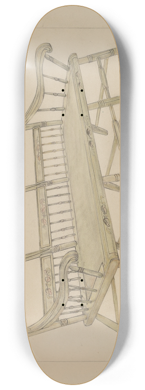 Rosa Burger - Settee 8.25 inch art skate deck