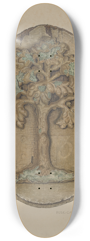 Rose Campbell-Gerke - Firemark 8.25 inch art skate deck