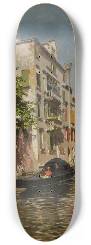Rubens Santoro - A Venetian Canal 8.25 inch art skate deck